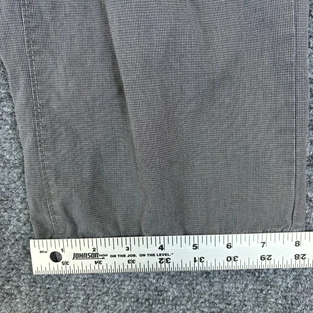 Calvin Klein Twill Pants Mens 28x27.5 Gray Cotton Mid Rise Pockets Straight Leg‎